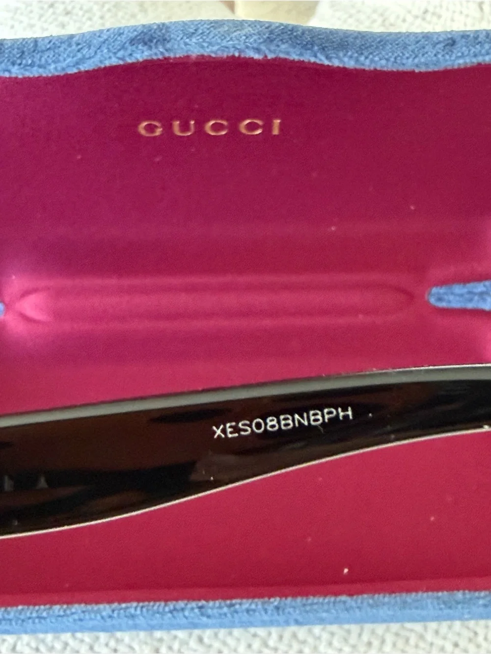 Gucci Oversized Square Sunglasses Black / Gray – Brand New